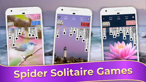 Spider Solitaire Classic Games screenshot