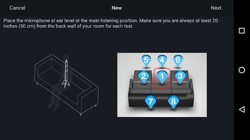 Audyssey MultEQ Editor app screenshot