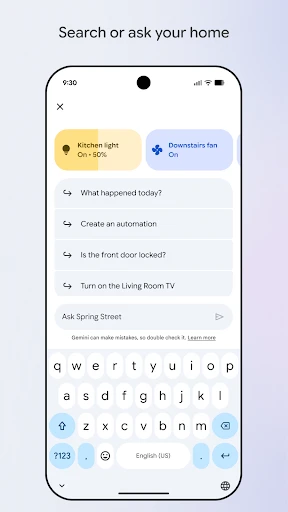 Google Home screenshot