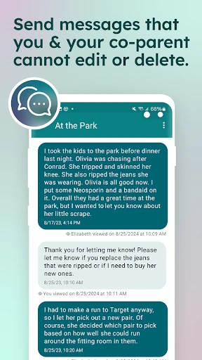 TalkingParents: Co-Parent App screenshot