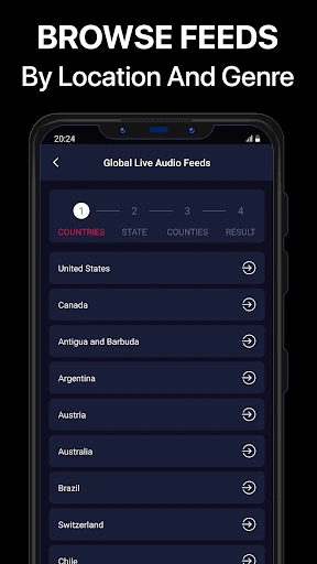 Police Scanner Pro - App screenshot