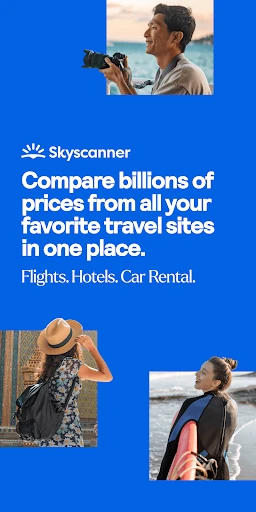 Skyscanner Flights Hotels Cars screenshot