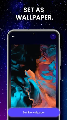 Magic Fluid: 4D Live Wallpaper screenshot