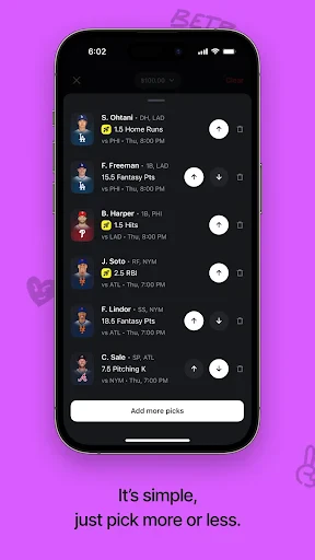 Betr Fantasy & Sportsbook screenshot