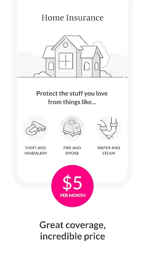 Lemonade Insurance screenshot