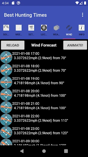 Best Hunting Times screenshot