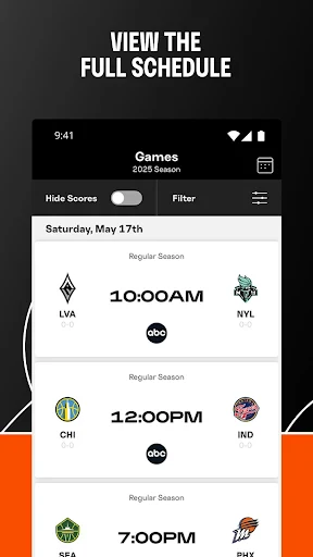 WNBA - Live Games & Scores screenshot