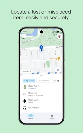 Google’s Find Hub screenshot