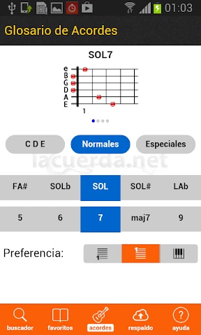 Latin Chords (LaCuerda PRO) screenshot