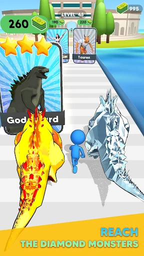 Monster Draft : Merge Runner screenshot