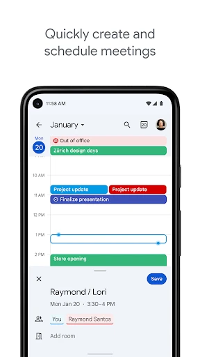 Google Calendar screenshot