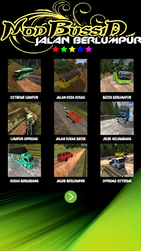 Mod Jalan Rusak Bussid Lumpur screenshot