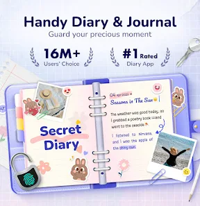 Diary with Lock: Diary Journal screenshot