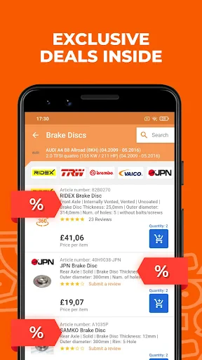 AUTODOC: buy car parts online screenshot