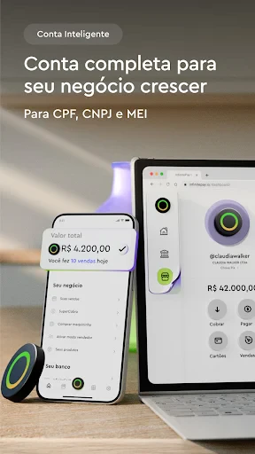 InfinitePay Tap Conta Pix e IA screenshot