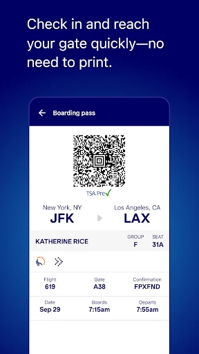 JetBlue - Book & manage trips screenshot