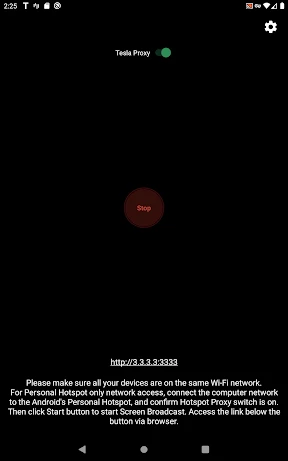 TeslaMirror screenshot