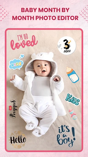 Baby Month Photo Editor Frame screenshot