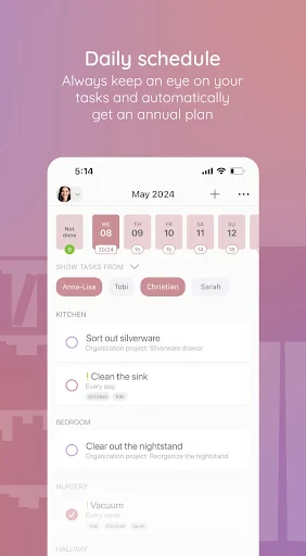 BeTidy: Home Cleaning Schedule screenshot