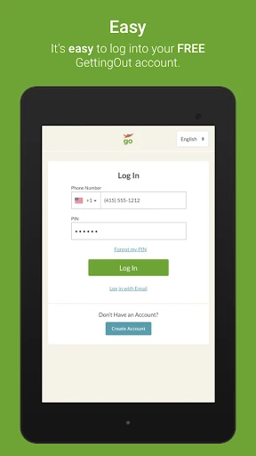GettingOut Visits screenshot