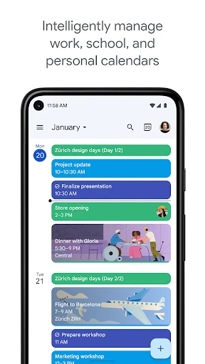 Google Calendar screenshot