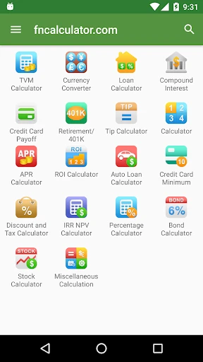 Financial Calculators Pro screenshot