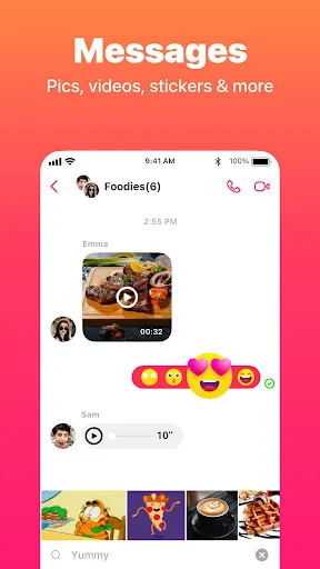 JusTalk - Video Chat & Calls screenshot