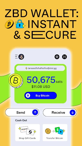 ZBD: Earn Bitcoin Rewards screenshot