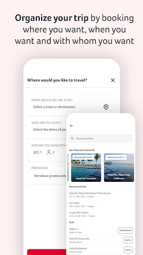RIU Hotels & Resorts screenshot