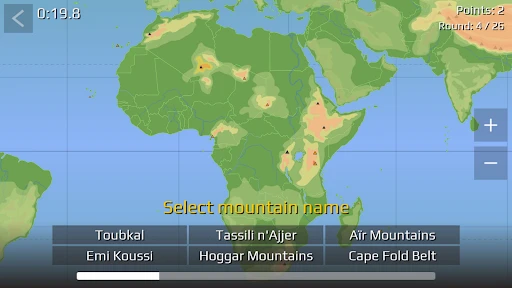 World Map Quiz screenshot