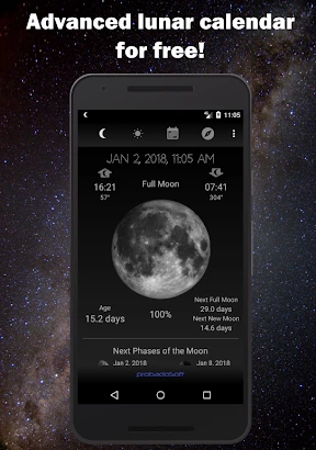 Moon Phase Calendar screenshot